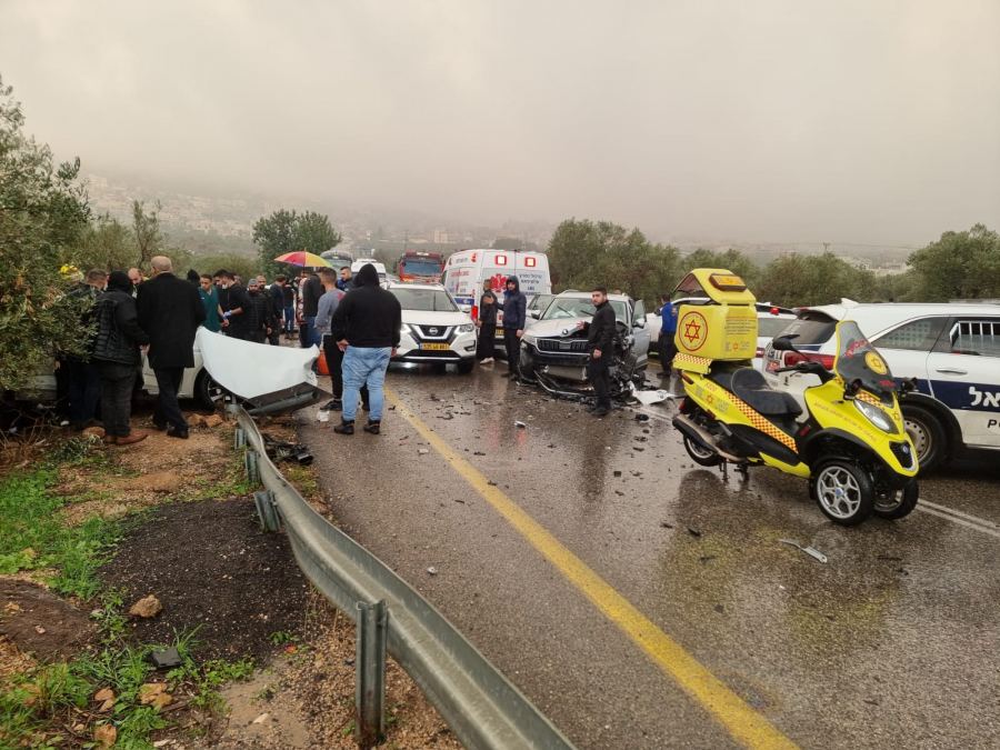 المغار : مصرع شخص وعدة اصابات بحادث طرق